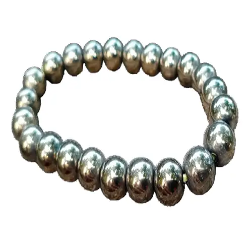 Pyrite Bead Bracelet