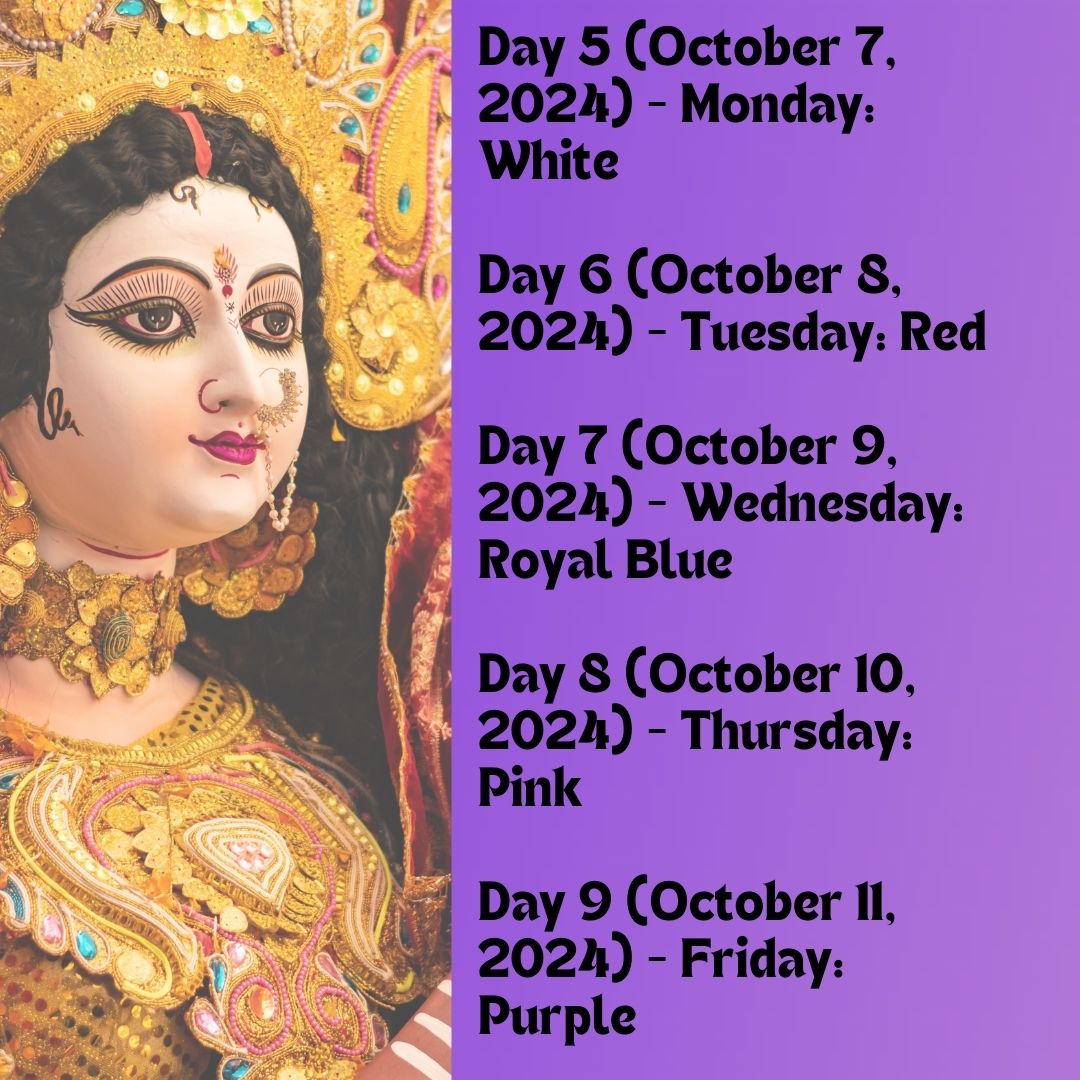 The Colors of Navratri 2024