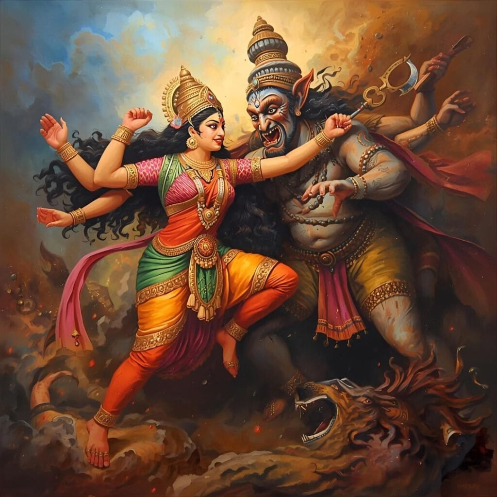 The Story of Goddess Durga and Mahishasura